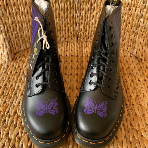 🦋Needles x Dr. Martens Limited Edition 1460 Boots - Picture 4 of 14